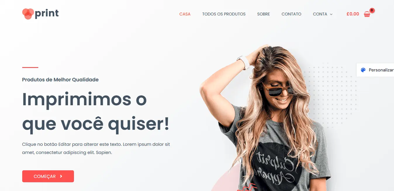 Catálogo amplo com filtros