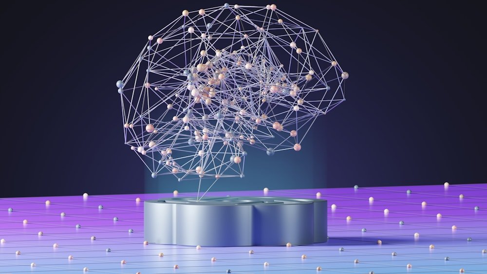 Tela de computador com conversa de chatbot de inteligência artificial