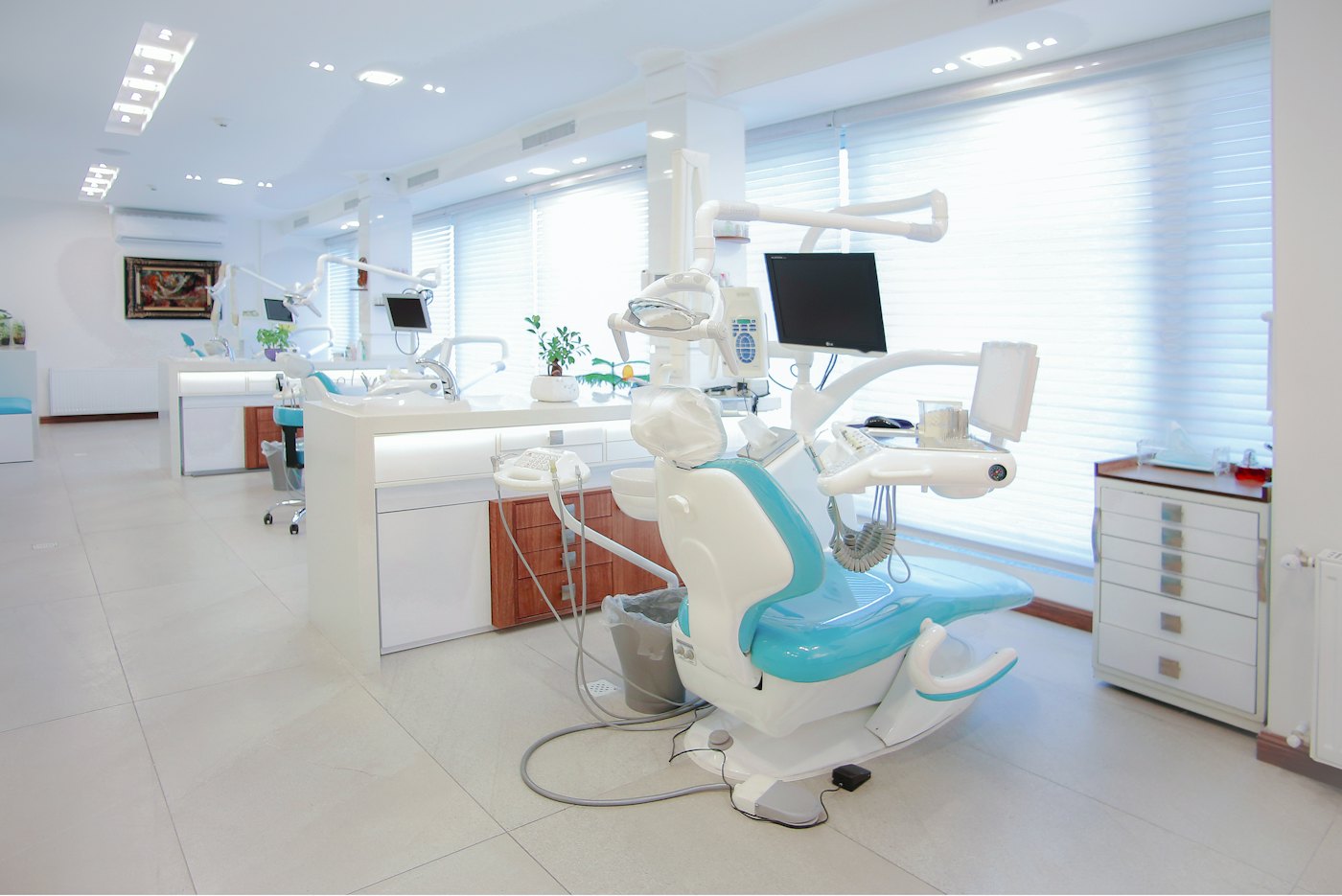 Sala de atendimento de clínica odontológica